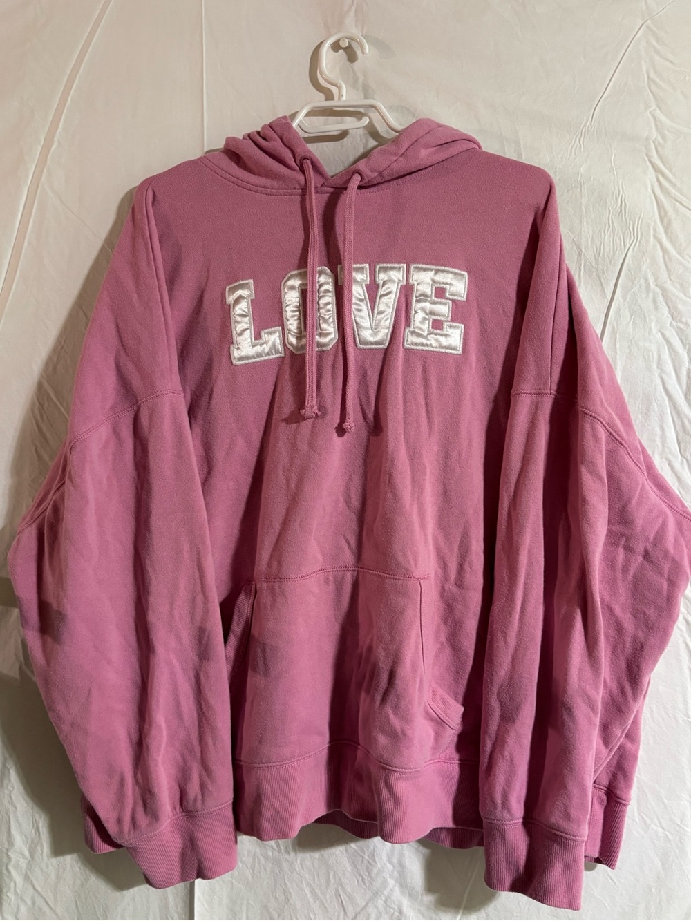 Torrid Pink ‘LOVE’ pullover hoodie